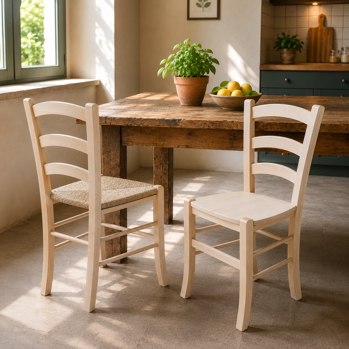 Sedia Venezia Legno / Paglia