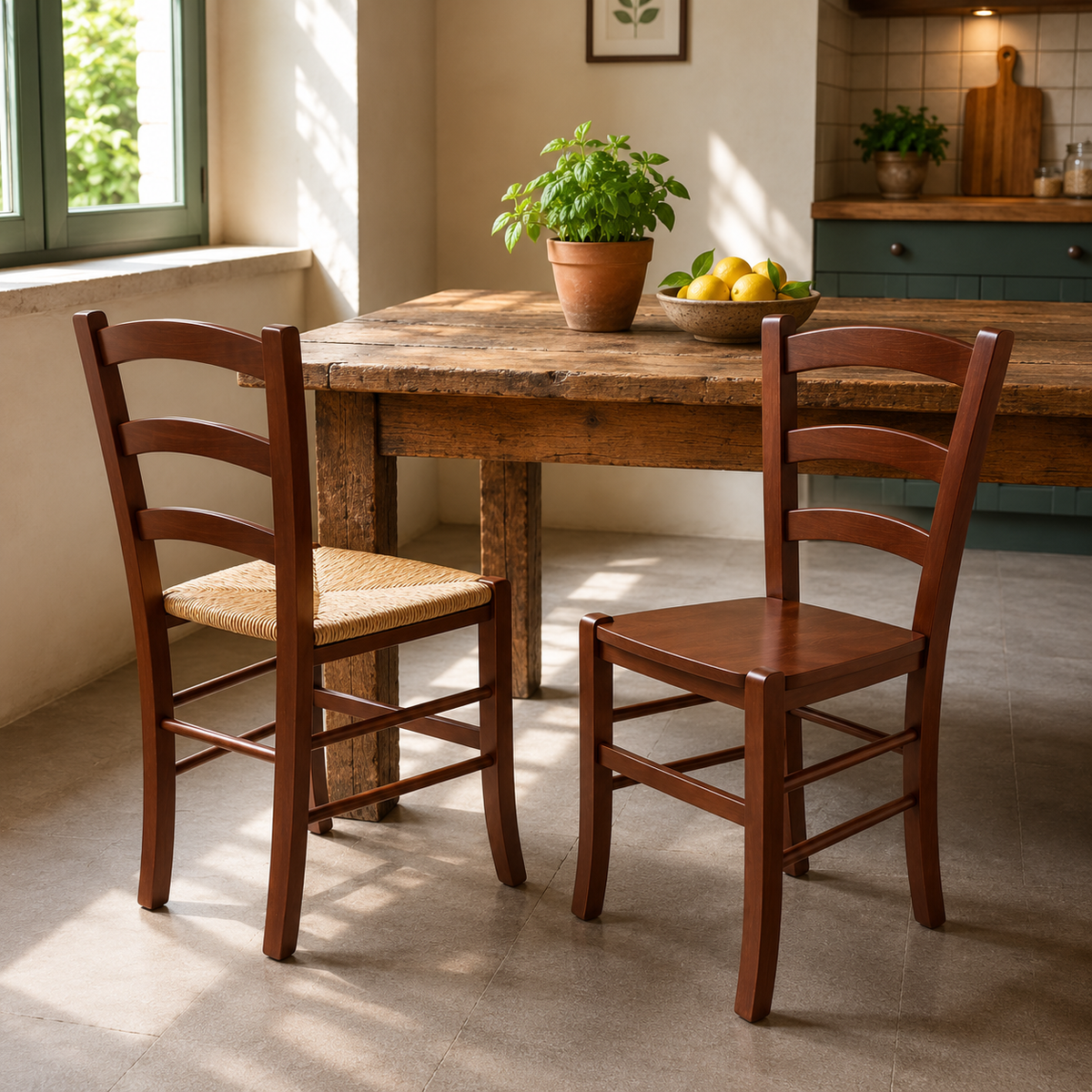 Sedia Venezia Legno / Paglia